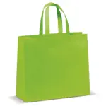 Draagtas gelamineerd non-woven groot 105g/m², lichtgroen