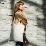 Schoudertas katoen OEKO-TEX® 140g/m² 38x42cm — productfoto 9