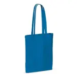 Schoudertas katoen OEKO-TEX® 140g/m² 38x42cm, blauw