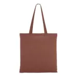 Schoudertas katoen OEKO-TEX® 140g/m² 38x42cm, donker bruin