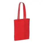 Schoudertas katoen OEKO-TEX® 140g/m² 38x42cm, rood