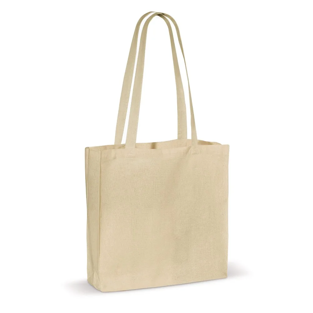 Schoudertas katoen OEKO-TEX® 140gm² 40x10x35cm productfoto 2 - Hidalgo-werbeartikel Schoudertas katoen OEKO-TEX® 140g/m² 40x10x35cm — productfoto 2