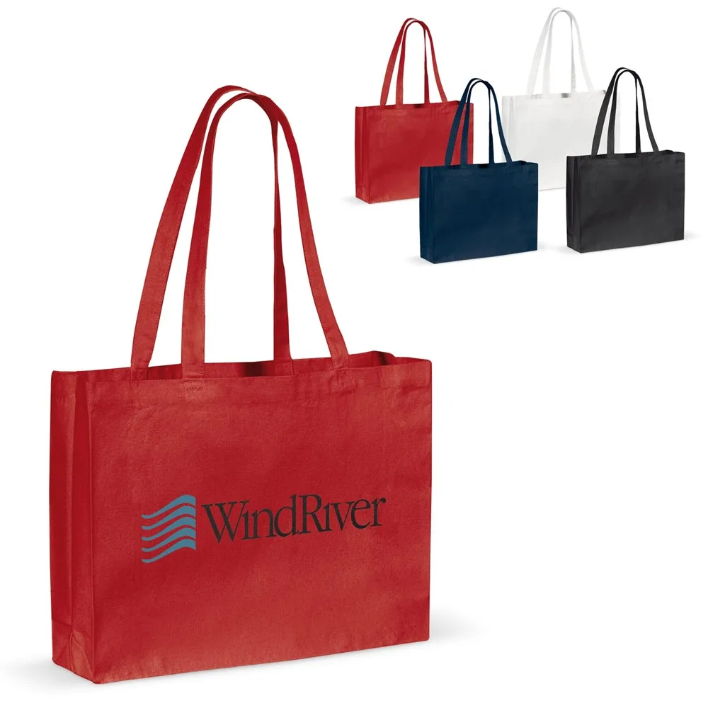 Schoudertas canvas OEKO-TEX® 270g/m² 45x10x33cm