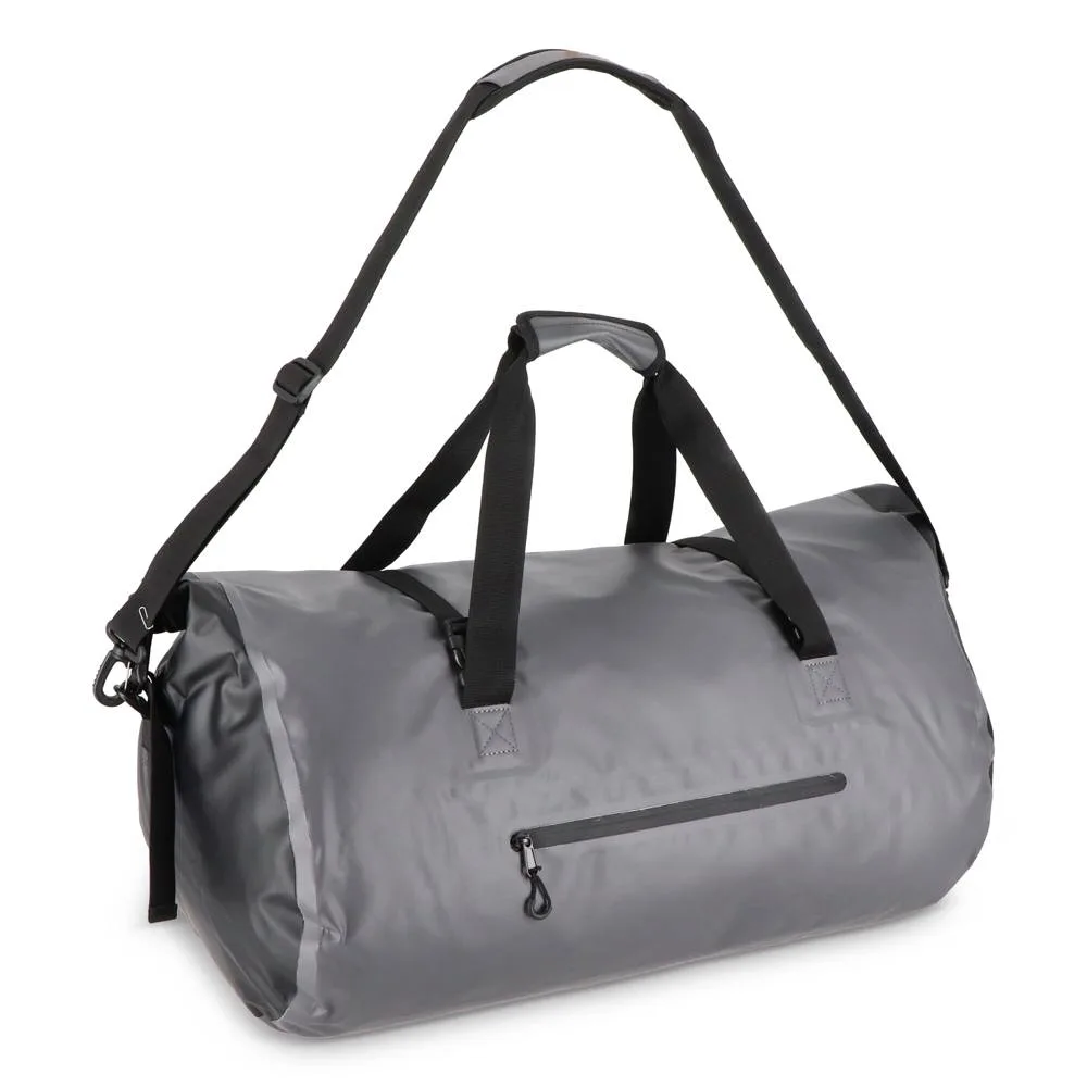 Adventure waterdichte tas 60L IPX6 donker grijs - Hidalgo-werbeartikel Adventure waterdichte tas 60L IPX6, donker grijs