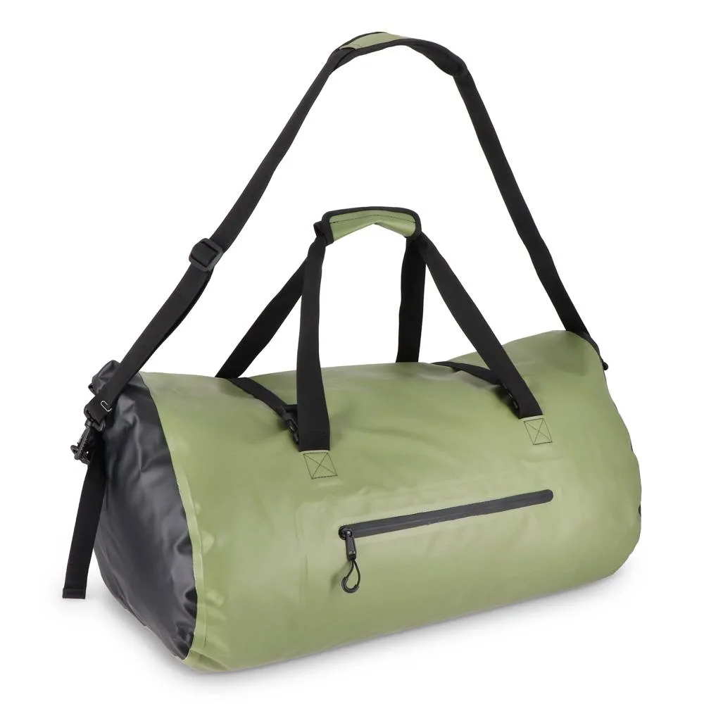 Adventure waterdichte tas 60L IPX6 olijfgroen - Hidalgo-werbeartikel Adventure waterdichte tas 60L IPX6, olijfgroen