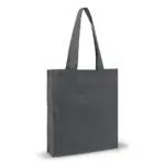 Schoudertas recycled katoen 140gm² 38x42x10cm grijs - Katoenendraagtassen Schoudertas recycled katoen 140g/m² 38x42x10cm, grijs
