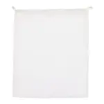 Herbruikbaar groente & fruit zakje OEKO-TEX® katoen 40x45cm, wit