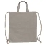 Drawstring rugzak gerecycled katoen 140g/m² 38x42cm — productfoto 2