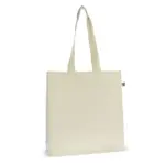 Fairtrade katoenen tas ecru lang 140g/m² 38x10x42cm — productfoto 2