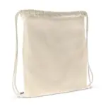 Fairtrade rugzakje ecru 140g/m² 35x45 cm — productfoto 2
