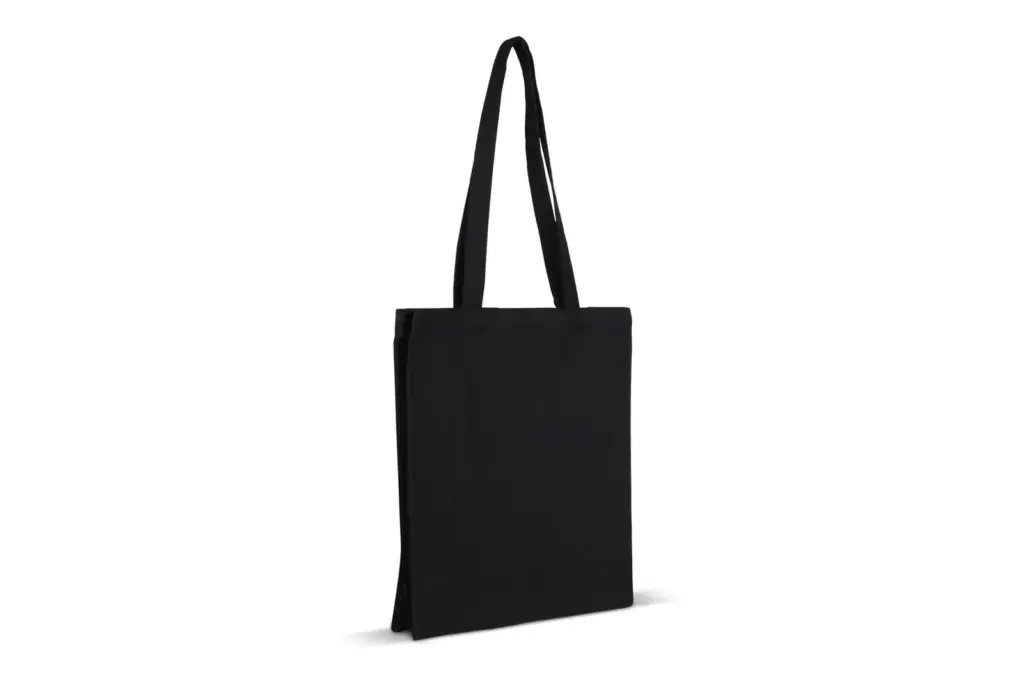 Schoudertas katoenen canvas OEKO-TEX® 280g/m² 32x13x40cm, zwart