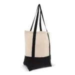 Draagtas OEKO-TEX® katoen 140g/m² 40x10x35cm, zwart