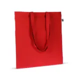 Fairtrade katoenen tas gekleurd lang 140g/m² 38x42cm — productfoto 5