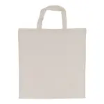 Schoudertas katoen OEKO-TEX® 140g/m² 38x42cm korte handgreep — productfoto 3