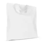 Schoudertas OEKO-TEX® gekleurd kort 140gm² 38x42 cm wit - Hidalgo-werbeartikel Schoudertas OEKO-TEX® gekleurd kort 140g/m² 38x42 cm, wit
