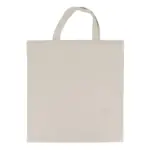 Schoudertas katoen ecru OEKO-TEX® kort 220g/m² 38x42 cm — productfoto 3