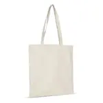 Schoudertas katoen ecru OEKO-TEX® lang 220g/m² 38x42 cm — productfoto 2