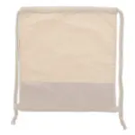 Trekkoord rugzak Kurk met katoenen koord 38x41cm — productfoto 2