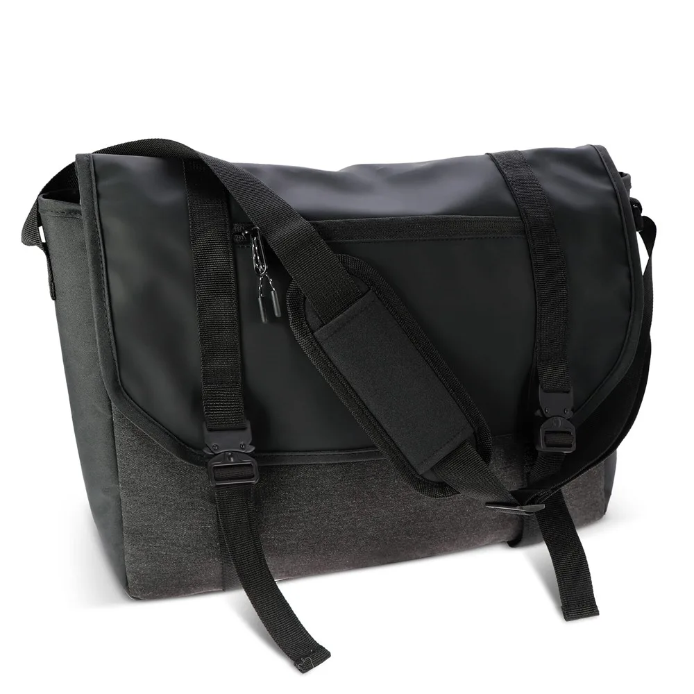 Laptoptas Liam RPET 12L zwart - Hidalgo-werbeartikel Laptoptas Liam RPET 12L, zwart