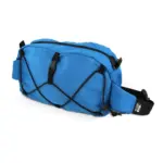 Crossbodytas R-PET met trekkoord blauw - Hidalgo-werbeartikel Crossbodytas R-PET met trekkoord, blauw