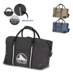 Gerecycled katoenen canvas weekendtas Harper - Hidalgo-werbeartikel Gerecycled katoenen canvas weekendtas Harper