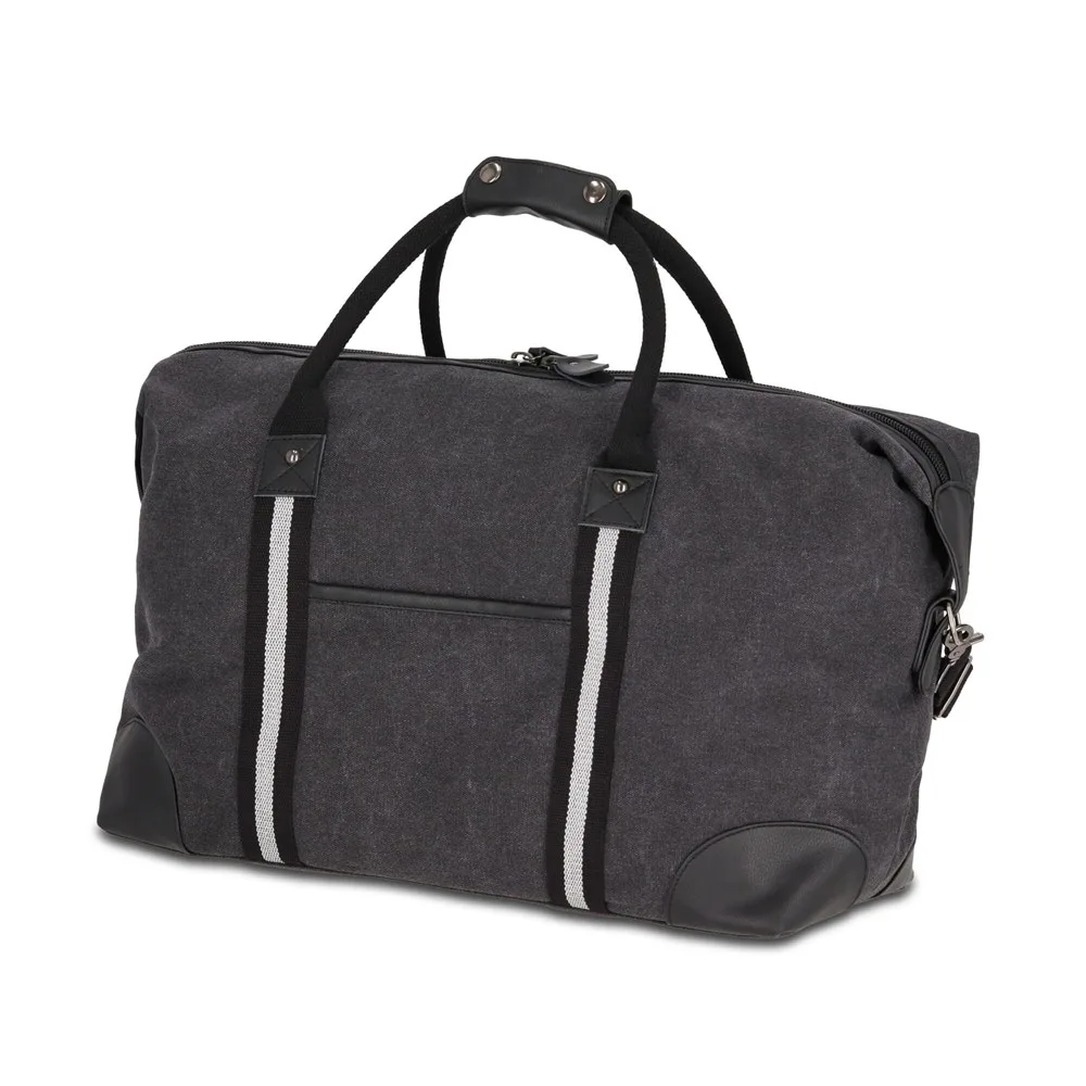 Gerecycled katoenen canvas weekendtas Harper productfoto 2 - Hidalgo-werbeartikel Gerecycled katoenen canvas weekendtas Harper — productfoto 2