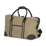 Gerecycled katoenen canvas weekendtas Harper olijfgroen - Hidalgo-werbeartikel Gerecycled katoenen canvas weekendtas Harper, olijfgroen
