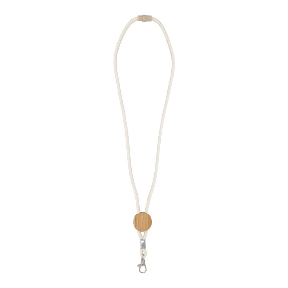 Katoenen lanyard productfoto 2 - Hidalgo-werbeartikel Katoenen lanyard — productfoto 2
