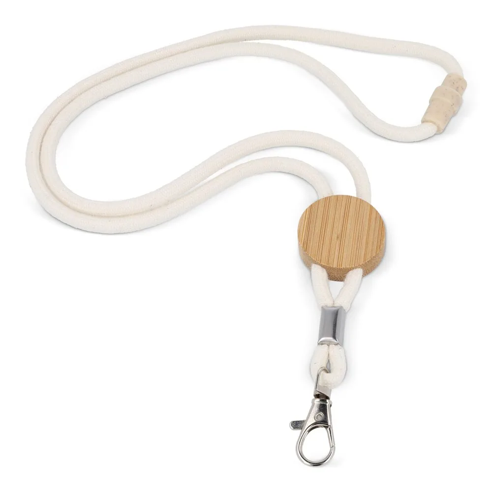 Katoenen lanyard productfoto 3 - Hidalgo-werbeartikel Katoenen lanyard — productfoto 3