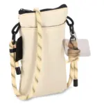 Pocket Everyday Essentials pouch met paracord draagkoord, beige