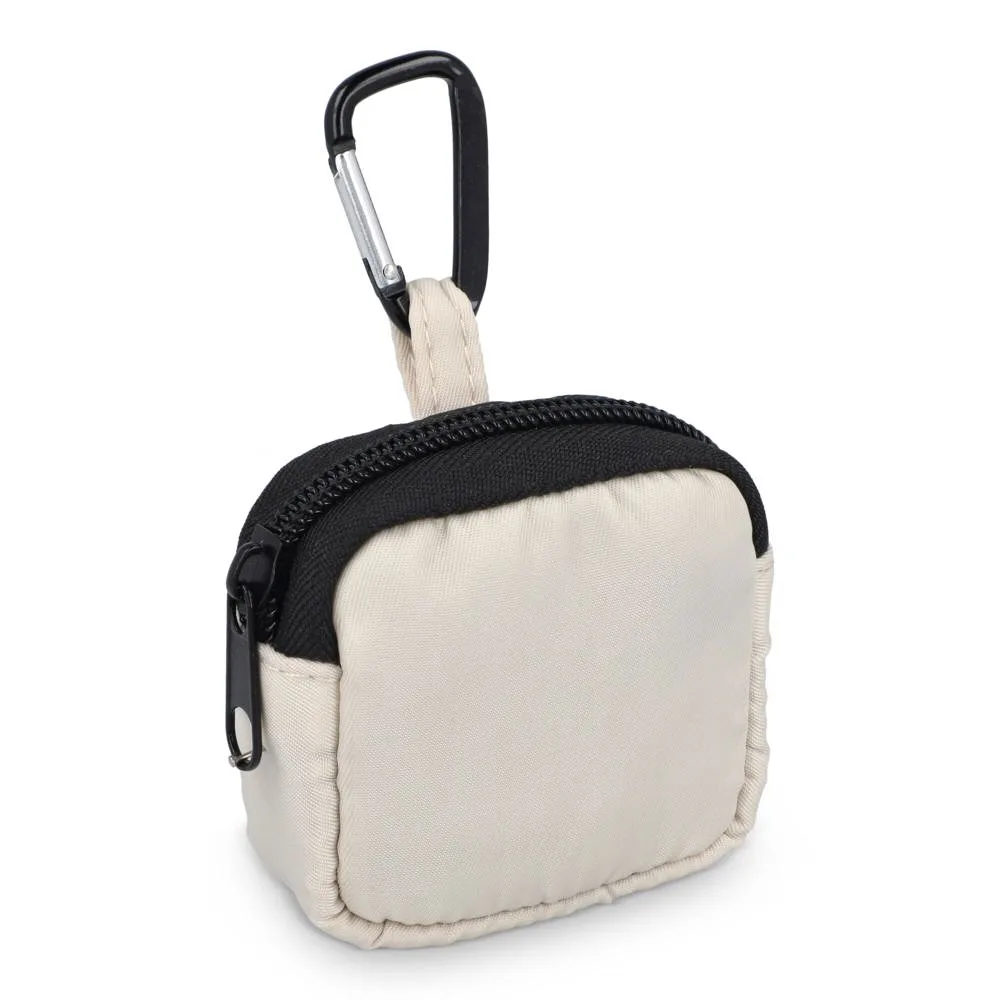 Nylon Earphones Pouch 65 x 6 cm beige - Hidalgo-werbeartikel Nylon Earphones Pouch 6.5 x 6 cm, beige
