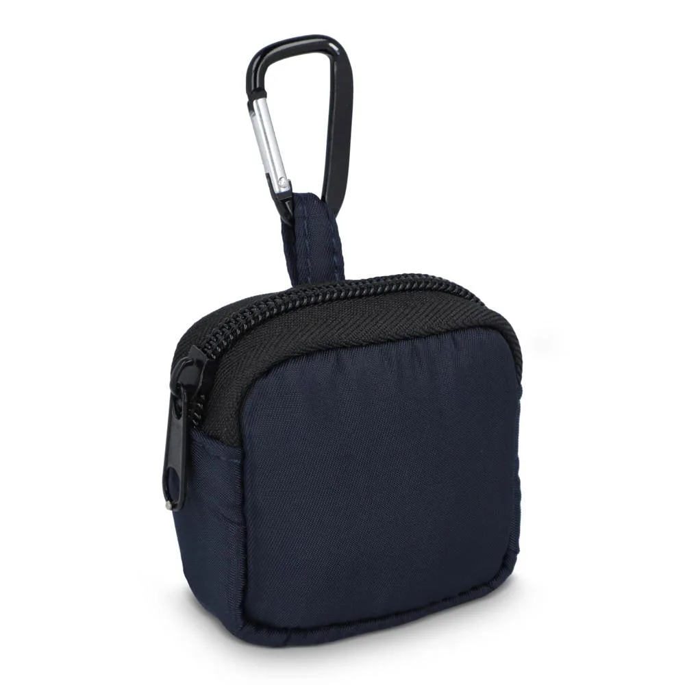Nylon Earphones Pouch 65 x 6 cm donkerblauw - Hidalgo-werbeartikel Nylon Earphones Pouch 6.5 x 6 cm, donkerblauw