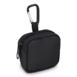 Nylon Earphones Pouch 65 x 6 cm zwart - Hidalgo-werbeartikel Nylon Earphones Pouch 6.5 x 6 cm, zwart