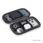 rPET PU-gecoate 210D Kyra organizer tas 20 x 11.5 x 2 cm — productfoto 2