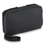 rPET PU-gecoate 210D Napa organizer tas 22 x 13 x 4 cm, zwart