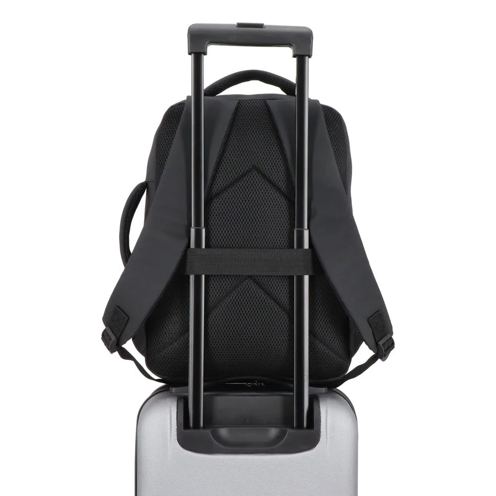 PU Osaka laptoprugzak 30 x 14 x 42 cm 15L productfoto 2 - Hidalgo-werbeartikel PU Osaka laptoprugzak 30 x 14 x 42 cm 15L — productfoto 2