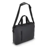PU SoMa laptop messenger tas 28 x 38 x 5 cm zwart - Hidalgo PU SoMa laptop messenger tas 28 x 38 x 5 cm, zwart