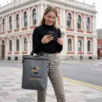 PU Kyiv laptoprugzak 28 x 42 x 12.5 cm — productfoto 4