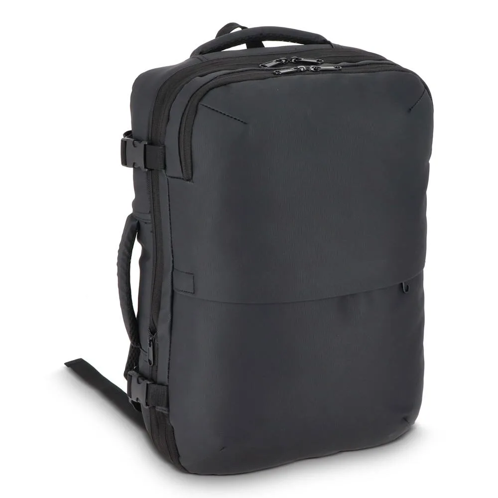PU-gecoate Dalston Pack vacuümrugzak 30 x 15 x 45 cm 20L zwart - Hidalgo PU-gecoate Dalston Pack vacuümrugzak 30 x 15 x 45 cm 20L, zwart