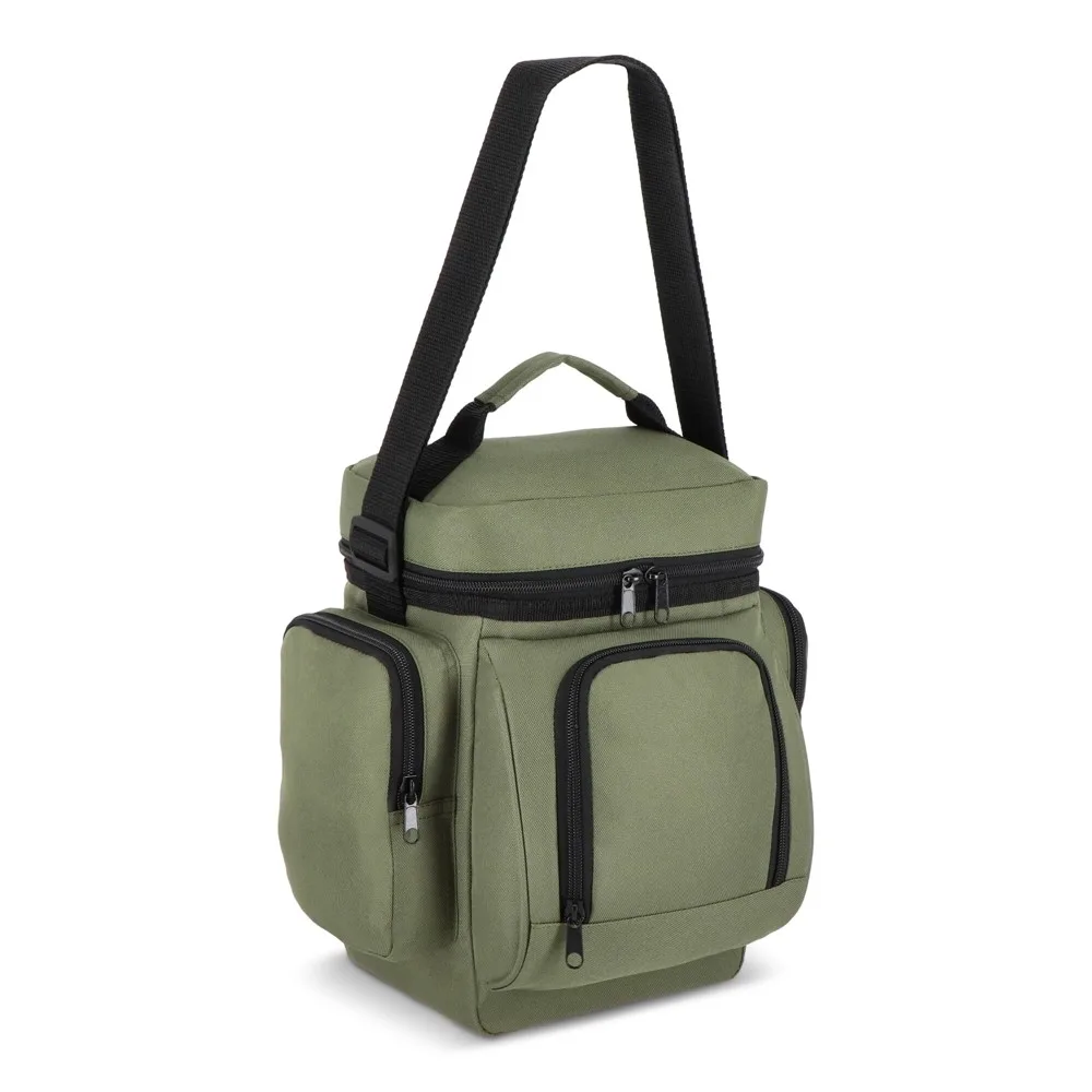 R-PET 600D Lunchkoeler 10L, olijfgroen — productfoto 17