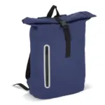 PU-gecoat R-PET 600D rolltop rugzak 20L, donkerblauw