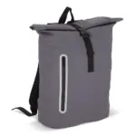 PU-gecoat R-PET 600D rolltop rugzak 20L, grijs