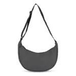 PU-gecoat R-PET 600D halve maan sling tas, grijs