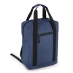 PU gecoate 600D gerecycled PET rugzak 27.5 x 12 x 37.5 cm 12 L, donkerblauw