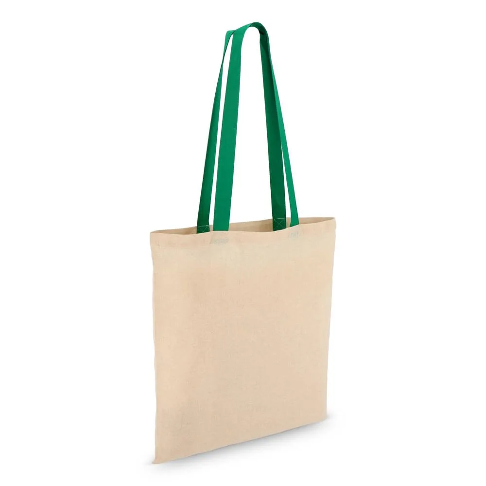 Katoen Tote OEKO-TEX® 38 x 42cm 140gm² productfoto 2 - Katoenendraagtassen Katoen Tote OEKO-TEX® 38 x 42cm 140g/m² — productfoto 2