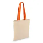 Katoen Tote OEKO-TEX® 38 x 42cm 140gm² oranje - Katoenendraagtassen Katoen Tote OEKO-TEX® 38 x 42cm 140g/m², oranje