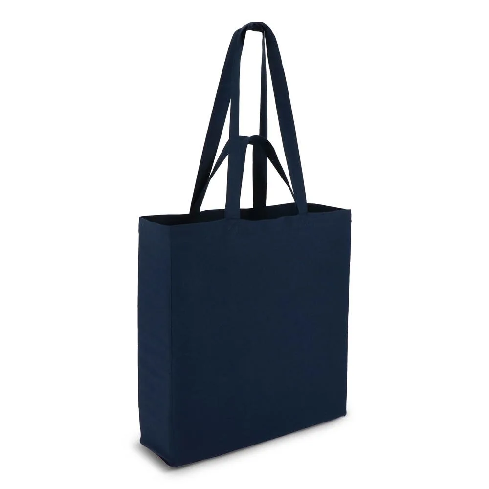 Katoen Tote OEKO-TEX® 38 x 10 x 42cm 140gm² productfoto 2 - Katoenendraagtassen Katoen Tote OEKO-TEX® 38 x 10 x 42cm 140g/m² — productfoto 2
