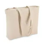 Katoen Tote met rits OEKO-TEX® 47 x 11 x 35cm 320g/m² — productfoto 4
