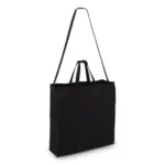 Katoen Tote OEKO-TEX® 40 x 13 x 44cm 220gm² zwart - Katoenendraagtassen Katoen Tote OEKO-TEX® 40 x 13 x 44cm 220g/m², zwart