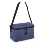 600D gerecycled PET koeltas voor 6 blikjes 25 x 145 x 155 cm 5 L donkerblauw - Hidalgo 600D gerecycled PET koeltas voor 6 blikjes 25 x 14.5 x 15.5 cm 5 L, donkerblauw